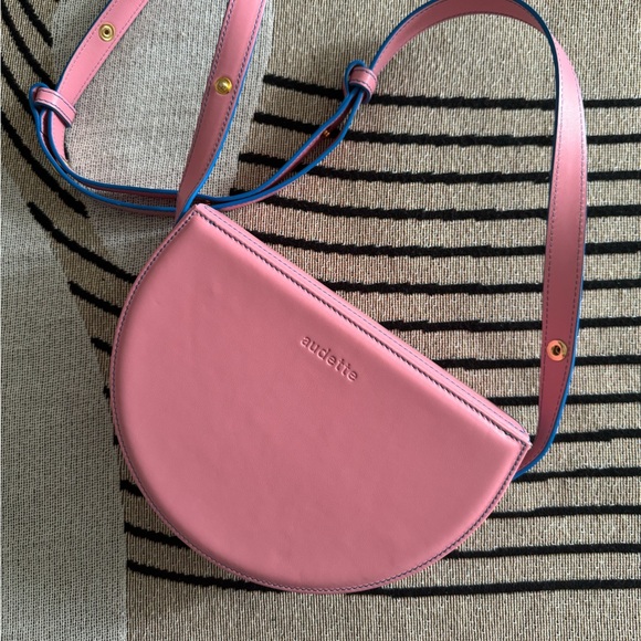 Audette Nuit Saddle Bag, Baby Pink - Picture 4 of 4